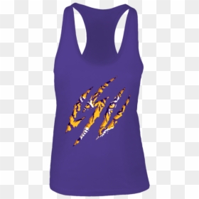 Tiger Scratch Lsu Tigers Shirt, HD Png Download - tiger scratch png