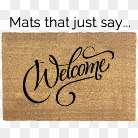 Welcome Mat Png - Transparent Background Welcome Transparent Png, Png Download - welcome mat png