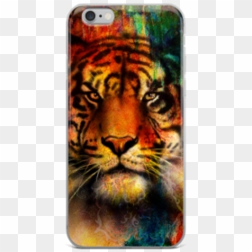 Colorful Tiger Iphone Case, HD Png Download - tiger scratch png