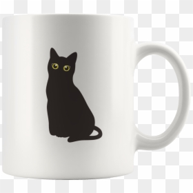 Halloween Black Cat Png, Transparent Png - halloween black cat png