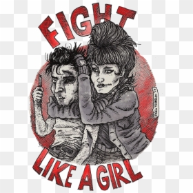 Transparent Fight Clipart - Poster, HD Png Download - fight like a girl png