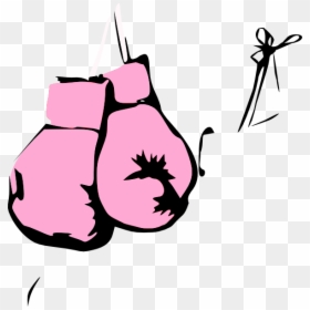 Clip Art Fight Like A Girl Boxing Gloves Clipart - Boxing Gloves Clipart Transparent, HD Png Download - fight like a girl png