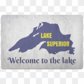 Lake Superior Vector, HD Png Download - welcome mat png