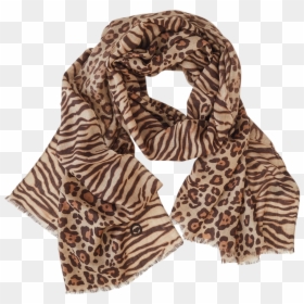 Scarf, HD Png Download - animal print png