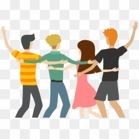 Friends Raised Their Hands To Celebrate 1500*1000 - Tongue Twister About Friends, HD Png Download - people holding hands png