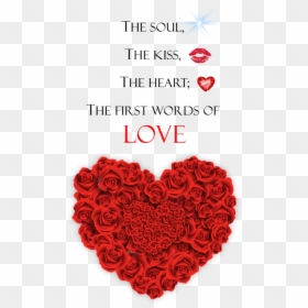 White And Red Rose Good Morning, HD Png Download - love quotes png