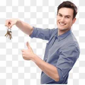 Locksmith Montreal Happy Guy, HD Png Download - happy guy png