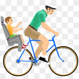 Happy Wheels Bike Dad, HD Png Download - happy guy png