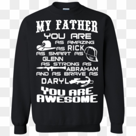 Download Father"s Day Shirts The Walking Dead Rick - Long-sleeved T-shirt, HD Png Download - the walking dead rick png