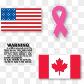 View - Waving Canadian Flag Vector, HD Png Download - small american flag png