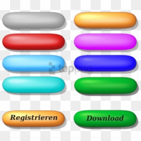 Pill - 3d Button, HD Png Download - pill emoji png