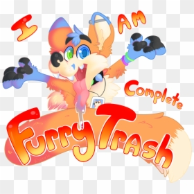 Transparent Furry Png - Am Complete Furry Trash, Png Download - furries png