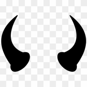 Devil Horn Png Full Hd With Transparent Bg - Devil Horns Black Silhouette, Png Download - devil horns.png