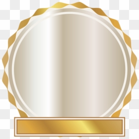 Gold Frame Label Png, Transparent Png - award seal png