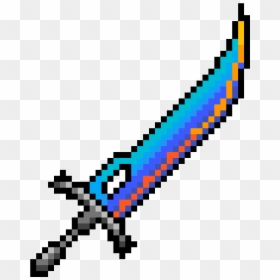 Fierce Deity Sword Pixel Art, HD Png Download - longsword png