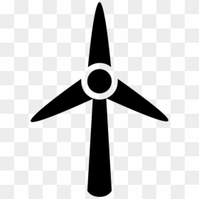 Wind Turbine Silhouette - Wind Turbine Icon Svg, HD Png Download - wind turbine icon png