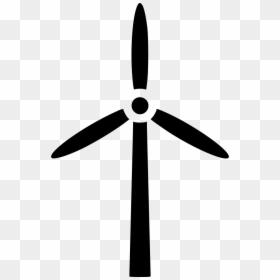 Wind Turbine - Wind Turbine Svg, HD Png Download - wind turbine icon png