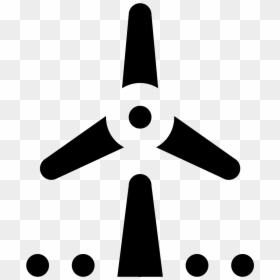 Wind Turbine Icon - Illustration, HD Png Download - wind turbine icon png