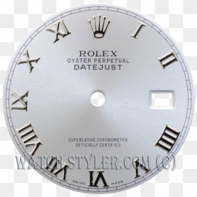 Rolex Clock Face Png, Transparent Png - roman numeral 2 png