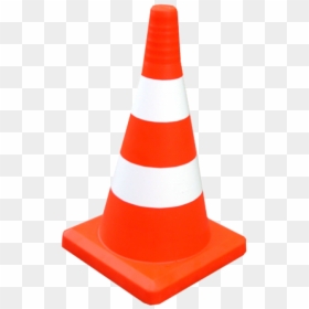 Cones Png - Transparent Background Orange Cone Png, Png Download - construction cone png