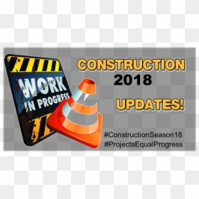 Work In Progress Icon, HD Png Download - construction cone png
