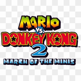 Mario Vs Donkey Kong 2 Logo, HD Png Download - donkey kong country png