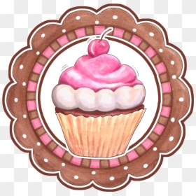Cupcake Logo Cakepins - Cupcake Drawing Logo, HD Png Download - cupcake logo png