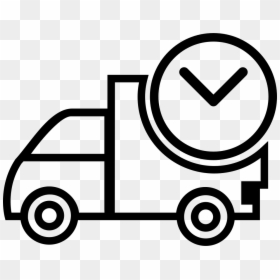 Time Delivery Vector Png, Transparent Png - delivery truck icon png