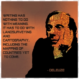 Dupuis Philosopherfoodforthouht Deleuze - Poster, HD Png Download - thought png