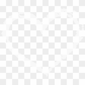 White Chalk Heart Png , Png Download - Transparent Background Chalk Heart, Png Download - heart png white