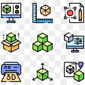 Icons Of Scratch, HD Png Download - 3d rectangle png