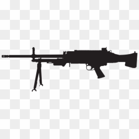 Clip Art Gun Svg - Heckler Koch Mg 5, HD Png Download - pistol silhouette png
