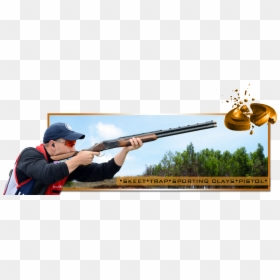 Rochester Brooks - Clay Pigeon Shooting, HD Png Download - pistol silhouette png