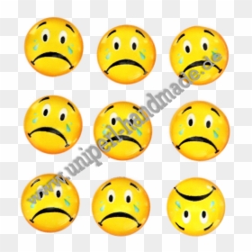 Emoji Cabochon, 14 Mm, Crying Face - Smiley, HD Png Download - cry face png
