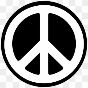 Peace Sign Clipart Black And White, HD Png Download - broken mirror png