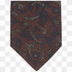 Burgundy Flower Paisley Print Wool Tie"  Title="burgundy - Carpet, HD Png Download - paisley pattern png