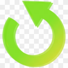 Arrow Going Round And Round, HD Png Download - rounded arrow png