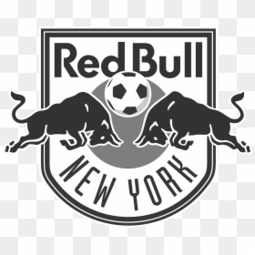 New York Red Bulls Logo Black And White - Red Bull Salzburg, HD Png Download - new york red bulls logo png