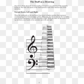 Reading Mallet Percussion Music Thumbnail Reading Mallet - Treble Clef, HD Png Download - marimba png
