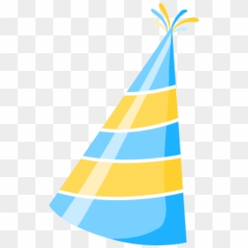 Birthday Hat Clip Art - Transparent Background Birthday Hat, HD Png Download - party hats png