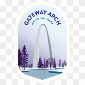 Clean Np Badge - Arch, HD Png Download - gateway arch png