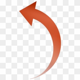 Curved Arrow Shapes Png Transparent Images - Crescent, Png Download - arrow shapes png