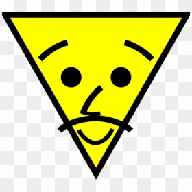 Triangle Face Clip Art, HD Png Download - mustache png