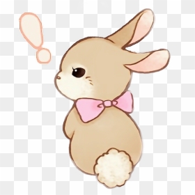 Line Sticker Cute Bunny, HD Png Download - anime png