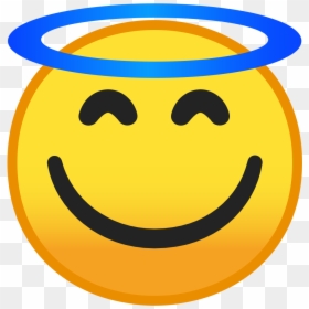 Smiley Face With Halo, HD Png Download - halo png