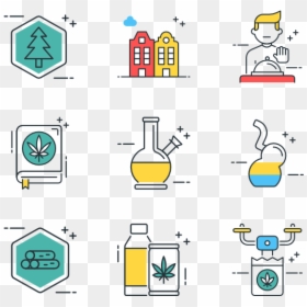 Diagram, HD Png Download - weed png