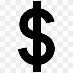 Dollar Sign Clipart Black And White, HD Png Download - dollar sign png