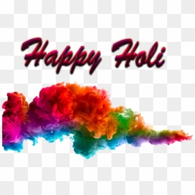 Happy Baisakhi Text Png, Transparent Png - holi png