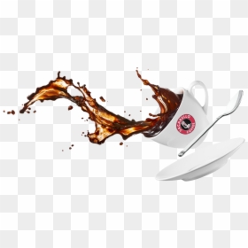 Coffee Spill, HD Png Download - coffee png