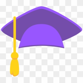 Purple Clip Art Graduation Cap, HD Png Download - graduation cap png